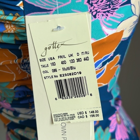 Profile By Gottex One Piece Swimsuit D Cup size 10 - Picture 6 of 7